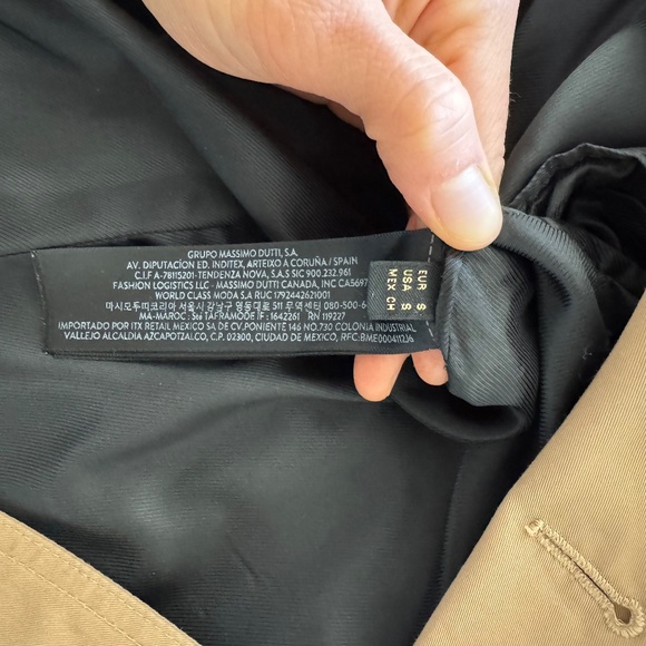 Massimo Dutti trench coat size S - Picture 5 of 11
